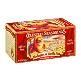 Celestial Seasonings Rooibos Tea Madagascar Vanilla Red Caffeine Free 20 Ct Left Picture